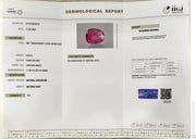 6.60/CT Natural Old Burma Ruby with IIGJ Govt. Lab Certificate-15737S204519
